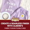 Aleene's Fabric Fusion Fusible Web Black, Iron-on Adhesive & Sewable,