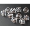 Crystal Plastic Beads, Luxury Acrylic Spacer Beads with Holes, Round,