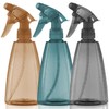 Bealee Spray Bottles 3-Pack, 16 Oz, Mist & Stream, Plastic