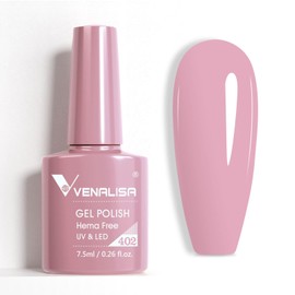 VENALISA Pink Gel Nail Polish 1 Pcs Nude Pink Color Gel Polish Soak Off UV Gel DIY at Home Manicure Salon Nail Art For Girls Women