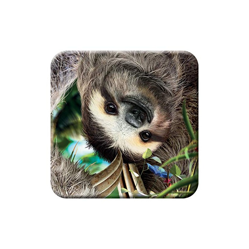 3D LiveLife Cork Coaster - Hangin' Around from Deluxebase. Lenticular