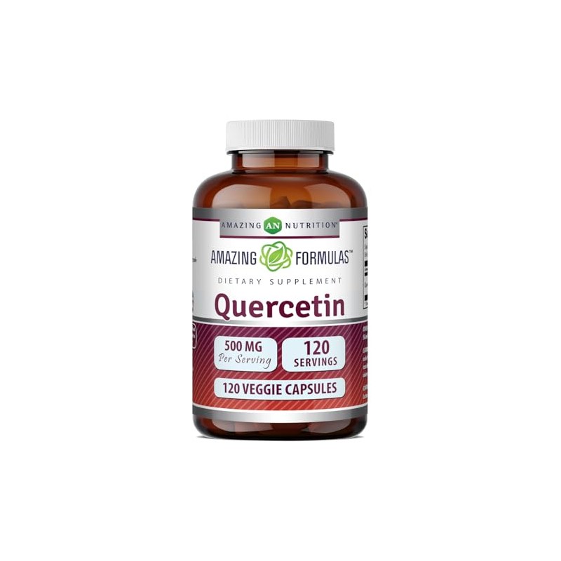 Amazing Nutrition | Quercetin, 500 Mg 120 Caps | Quercetina,