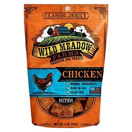 Wild Meadow Farms - Classic Chicken Bites - USA Made Soft Jerky Dog Treats