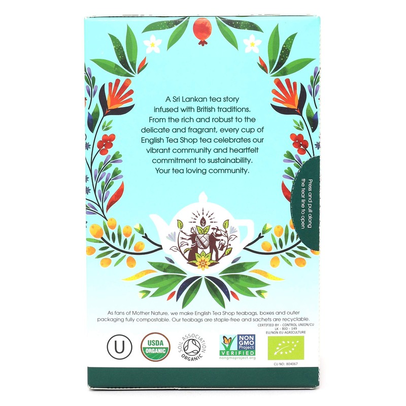 English Tea Shop Daily Wellness Tea Bag Sachets, 20-Piece