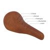 Gusti Sean Y Genuine Leather Bicycle Saddle Retro Design Soft