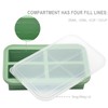 Bongpuda Soup Freezer Containers, Silicone Freezer Trays With Lid,Easy-Release,Reusable Freezer