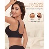 LEYSHE Women's Bra Without Underwire Comfit Bra V-Neck Seamless Bra