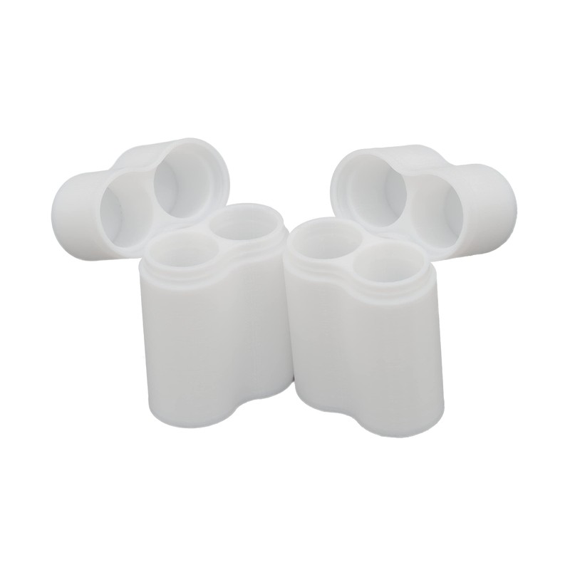 Slimline AA Battery Case, Soft Durable Material - Pack of