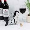 KAYCROWN Stainless Steel Wine Bottle Opener, Vertical Lever Corkscrew with