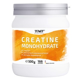 TNT True Nutrition Technology TNT Creatine Monohydrate (500g) - Pure Creapure - Vegan Creatine Powder - Creatine Monohydrate without Additives