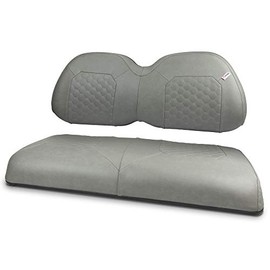 MODZ SKINZ Golf Cart Front Seat Covers - Fits Yamaha G29 Drive and Drive 2 Models - Color = Concrete - Pattern = HEX