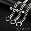 GZMZC Dog Chain Collar High Polished Stainless Steel Cuban Link