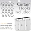 jinchan White and Silver Polka Dot Shower Curtain, Silver Foil
