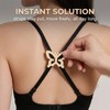 SIVZUMO 28 Pezzi Clip per Reggiseno Ganci per Bretelle Antiscivolo,