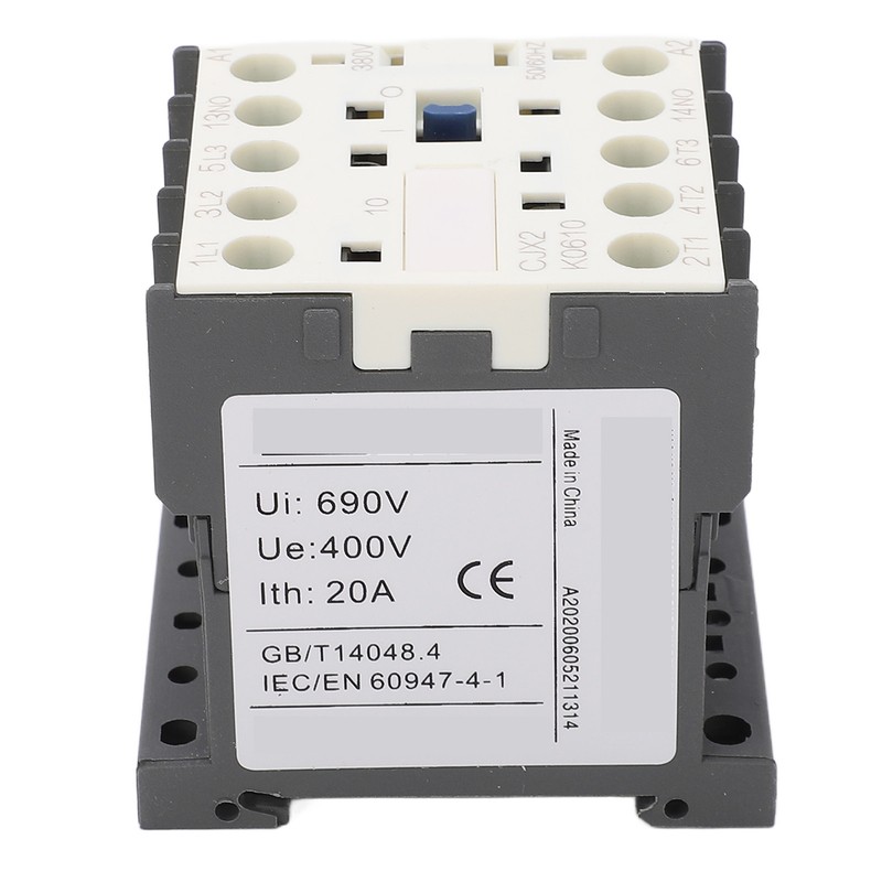 AC Contactor High Sensitivity Industrial Electric Thickened Silver Point Contacts