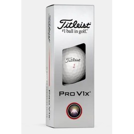 Titleist Pro V1x Golf Balls (White, 3pk) 1 Sleeve 2025