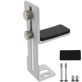 DGZZI GPU Graphics Card Bracket Anti Bend Support Adjustable Chassis Fan Bracket 6-96mm Fan Position Fixed Metal White