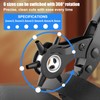 Diyife Belt Hole Puncher, [with Rotatable Punching Head], Hole Punch