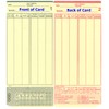 (1000) Amano MJR-8000 Time Clock Cards, 000-249 Number Series
