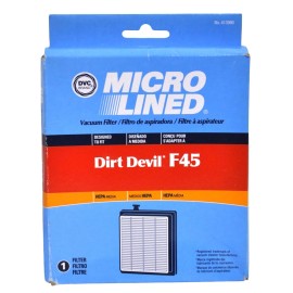 DVC HEPA Filter Assembly Designed To Fit Dirt Devil Type F45 Canister Vacuums