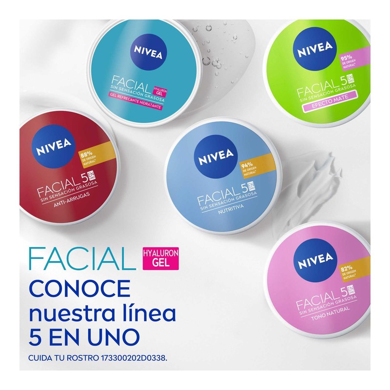 NIVEA Gel Facial Refrescante Hyaluron Gel 375ml