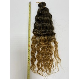 18in Crochet Deep Wavy Hair  Braiding Hair Extensions Ombre SET of 3 NEW