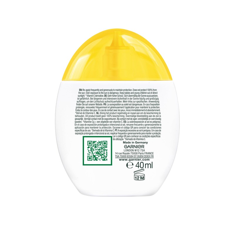 Garnier Vitamin C* Wonder Tint SPF50+, Medium Shade, All-In-1 Tinted