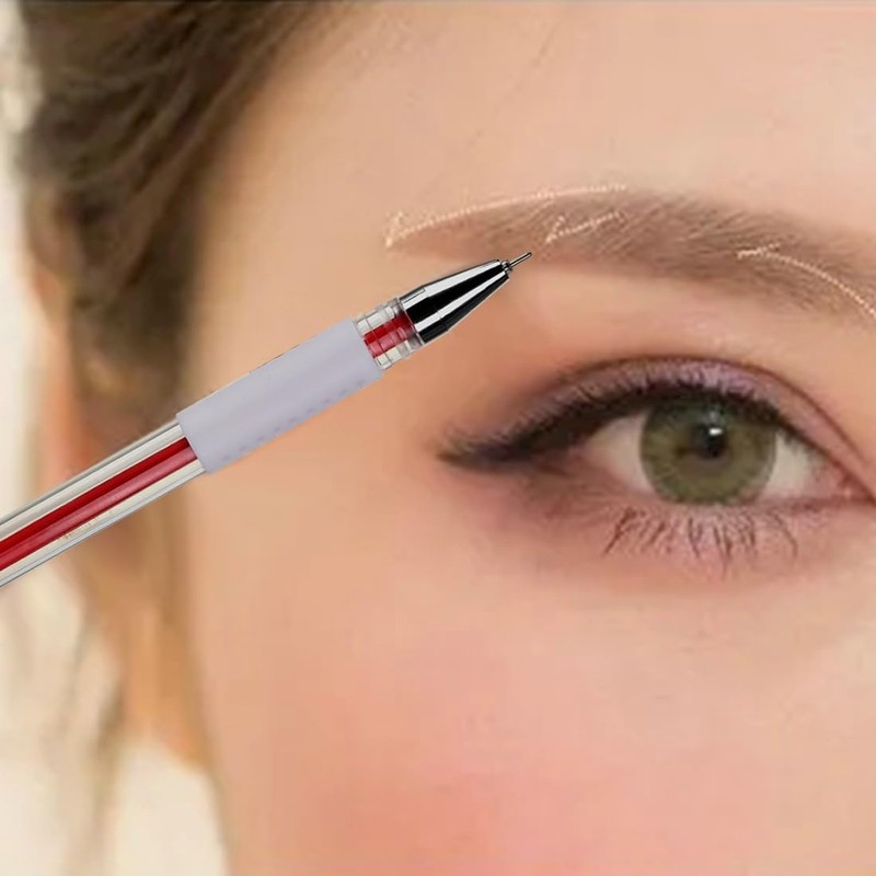 TEONEI Eyebrow microblading Marker Pen,Skin Marker Pen,Eyebrow Permanent Makeup Position