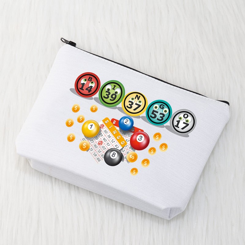 Bingo Lover Gift Funny Bingo Gifts Bingo Makeup Bag Cosmetic