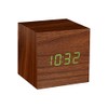 Gingko Cube LED Click Clock Alarm Clock With Sound Activation