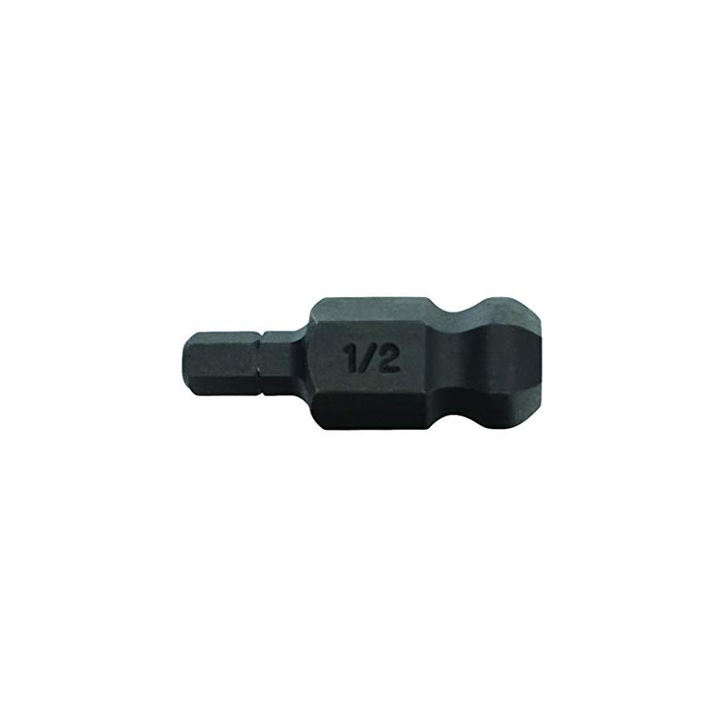 BONDHUS No.11016 Hexagon Ball Point Bit 1/2 Inch (Insertion Angle: