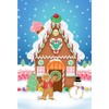 CafePress Gingerbread House Rectangle Magnet, 3"x2" Refrigerator Magnet