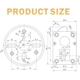 MOUNT Ambition Safe Lock Replacement Electronic Lock Left Hand Swing Bolt & 2 Keys