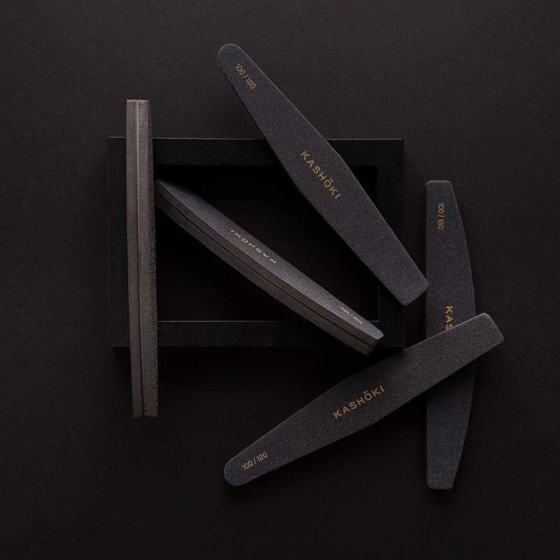 T4B KASHOKI Professional Double-Sided Nail Polisher Buffer Bridge 100/180