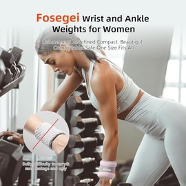 Pesas de Tobillo Ajustables para Fitness, Polainas Para Tobillos y Muñecas, Totalmente Ajustable Tobillo Muñeca Brazo Pierna Pesos, para Ejercicio, Ca