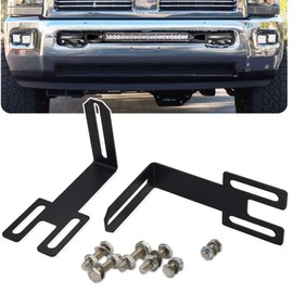 Compatible with Dodge Ram 2500 3500 2003-2020 Hidden Bumper Grille Mounting Brackets Fit 22'' 32'' 42'' Straight LED Light Bar