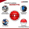LXDIAMOND 2 x Diamond Cutting Disc 150 mm x 22.23