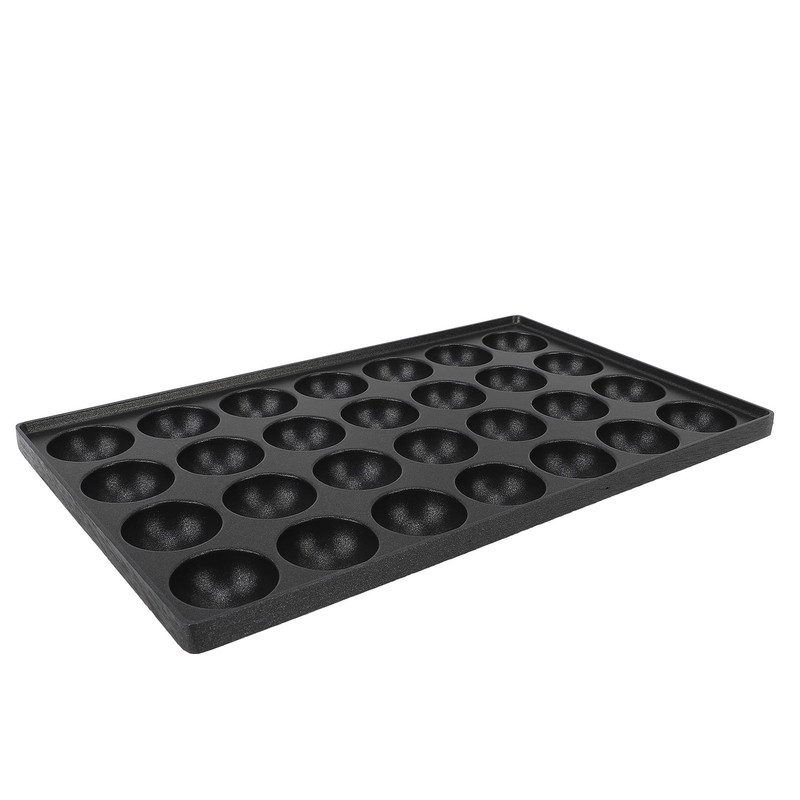 28 Holes Takoyaki Maker Octopus Meatballs Baking Tray Nonstick Kitchen
