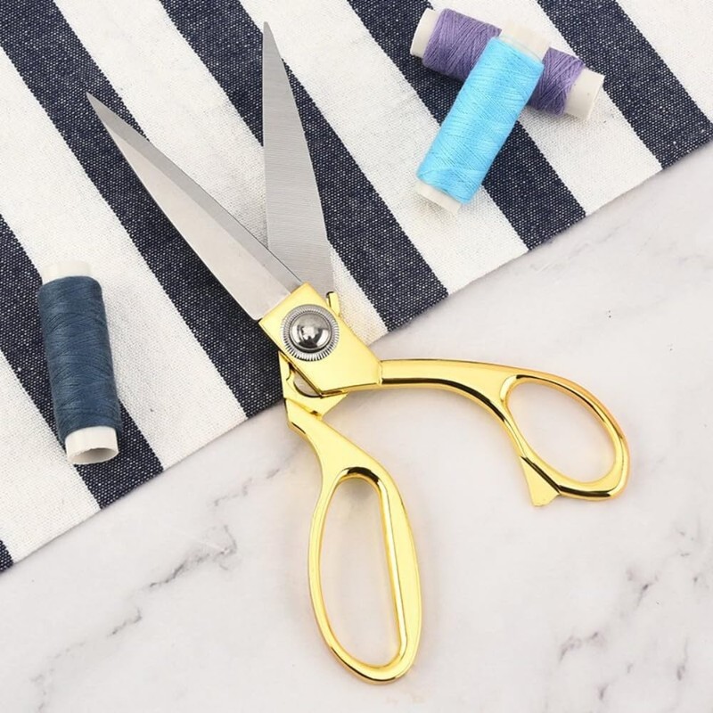 10.5 inch Fabric Tailors Scissors Copper Stainless Steel Sharp Dressmaker