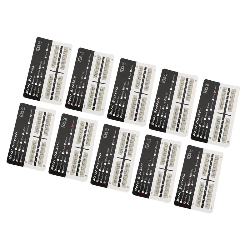 200pcs 022 Slot Dental Brackets Brace Highly Polished Monoblock Edgewise