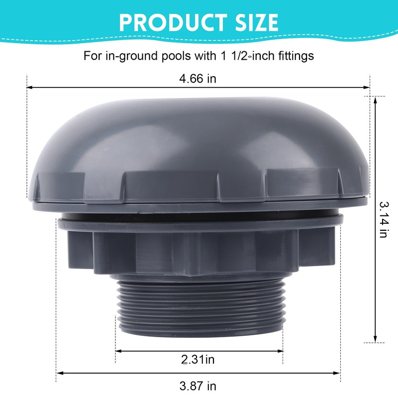 EINDER Pool Inlet Strainer P6H1317 Replacement Kit for Intex, Coleman
