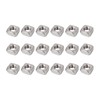METALLIXITY Square Nuts (M3x5.4x2.4mm) 50pcs 304 Stainless Steel Hardware Nuts