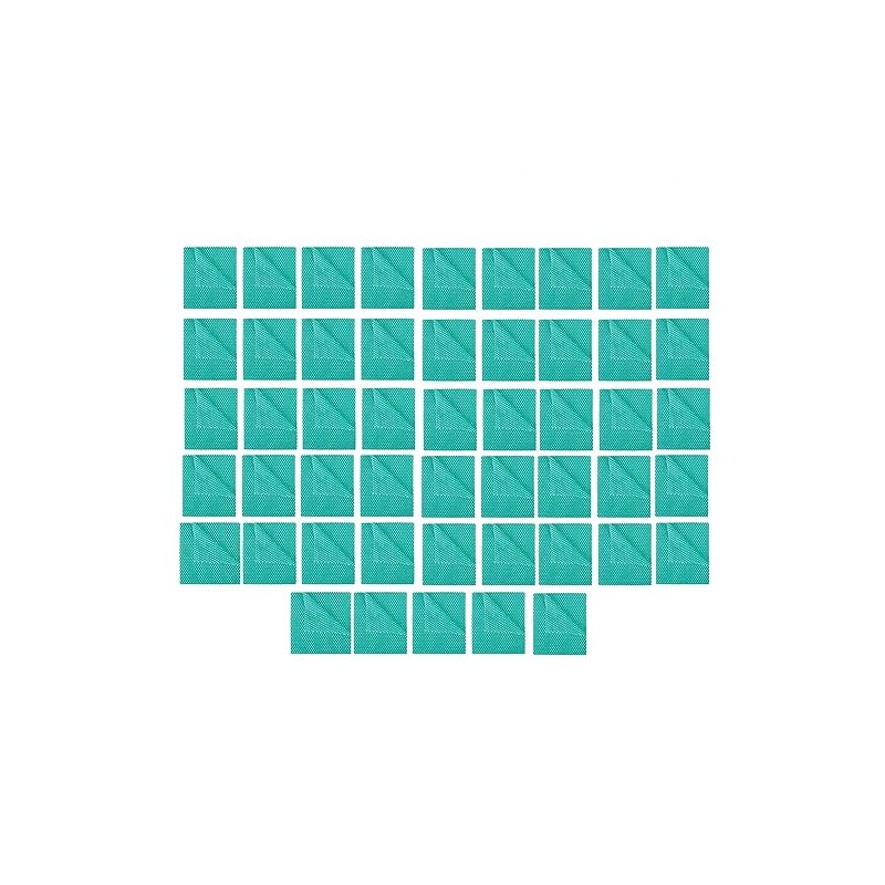 2Work Economy Cloth 420x350mm Green (Pack of 50) 2W08169