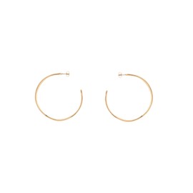 Karen Millen Criss Cross Hoop Earrings for Women (Gold)