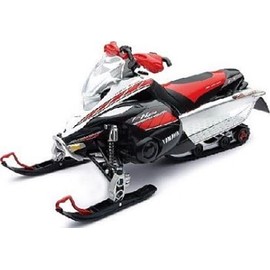 NEW 42893 1:12 Yamaha FX 2008 Snowmobile Black/Red Diecast Model Replica