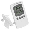 LCD Temperature and Humidity Monitor WallMountable Wired Flower Planting Hygrometer