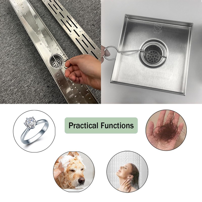 Neodrain Shower Drain Hair Catcher, 2-Pack,Only Fit Neodrain Shower Drain
