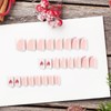 TENPAL Valentines Press on Nails Medium French Tips Pink Nails