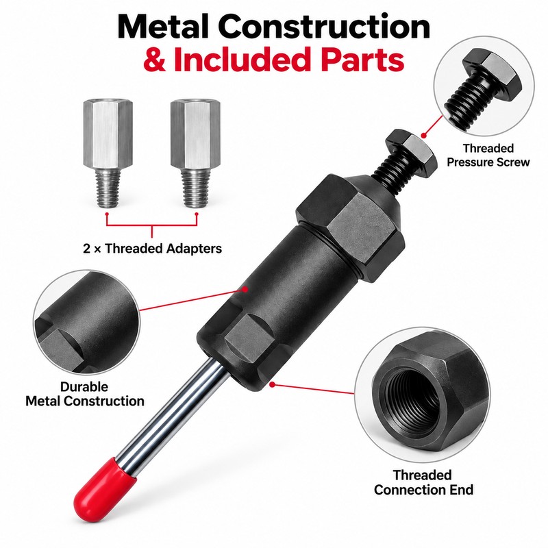Lubrication Fitting Unclogger for Maintenance – Manual Metal Threaded Service