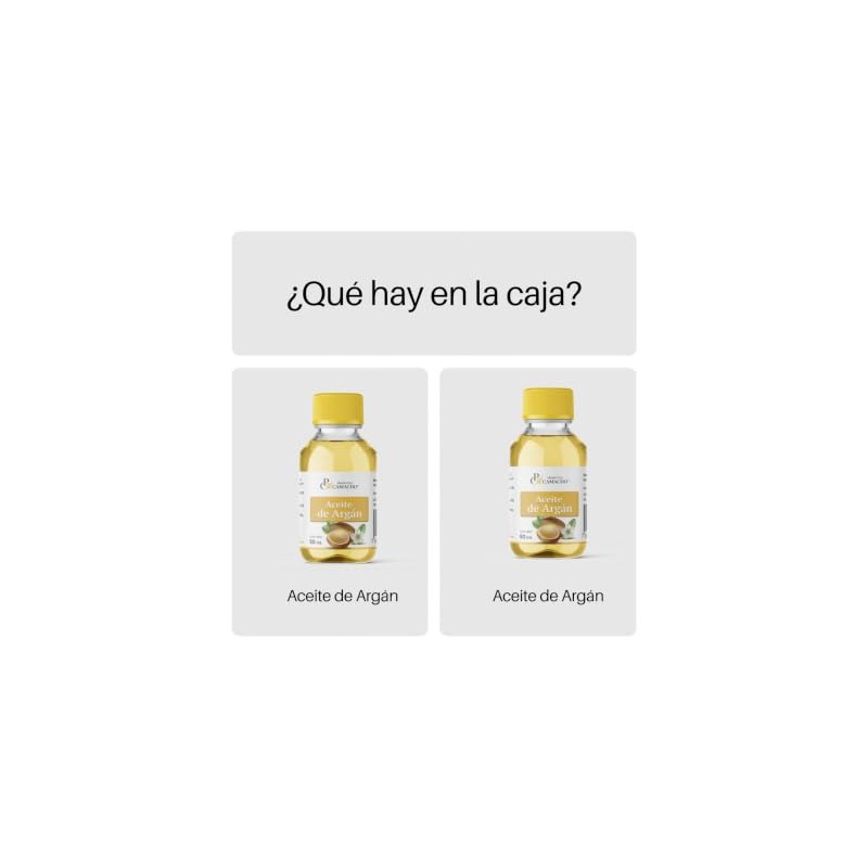Productos Camacho- Aceite de Argán (2 pack 50 mL) Nutrición